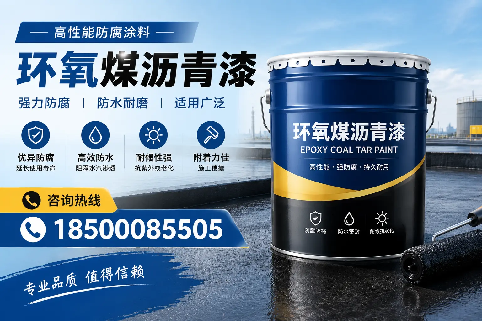 环氧煤沥青漆的主要成分与功能,四平用户深度了解